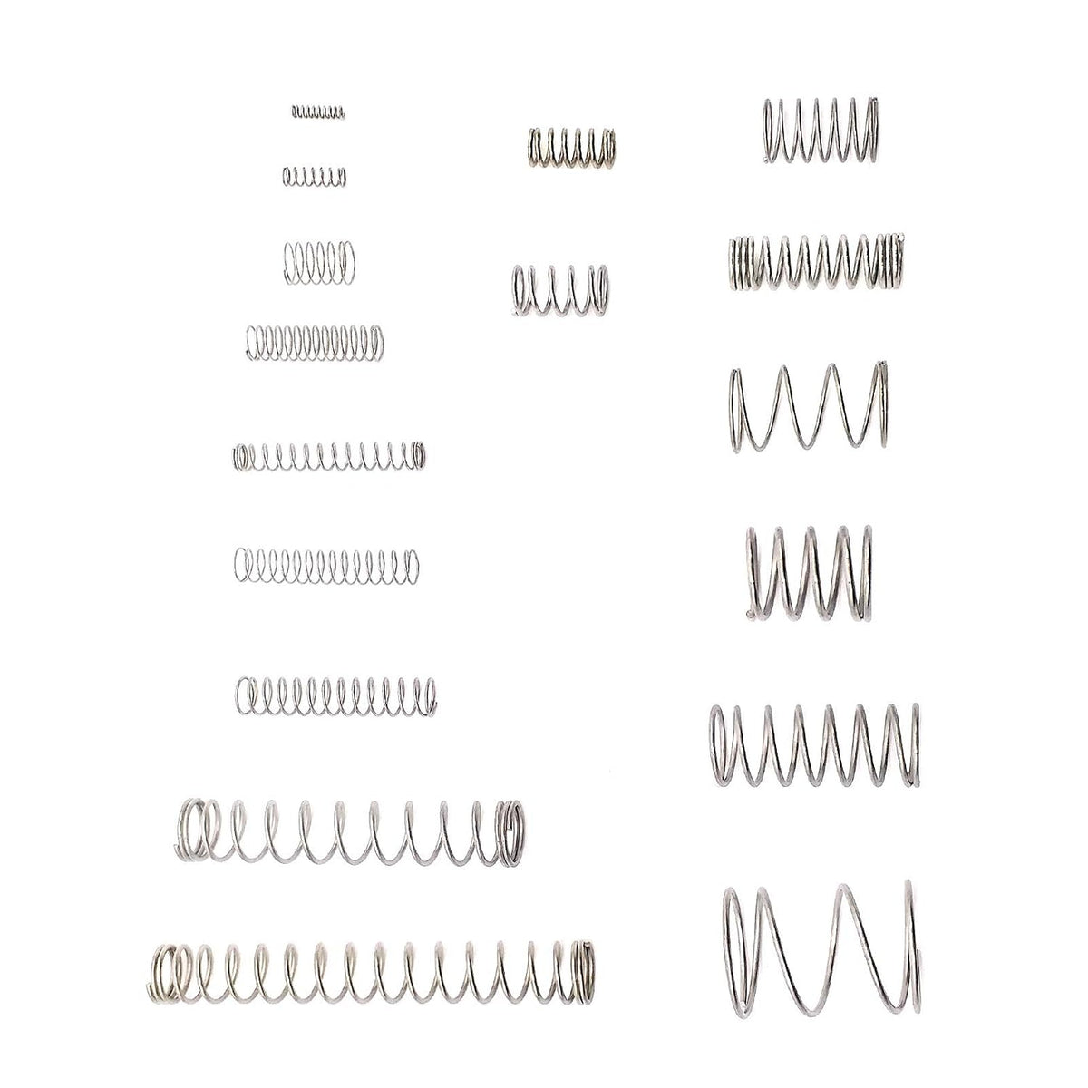 Compression Springs NEWST Spring Assortment Kit | Stainless Steel Springs | 17 Different Sizes 148 Piece Spring