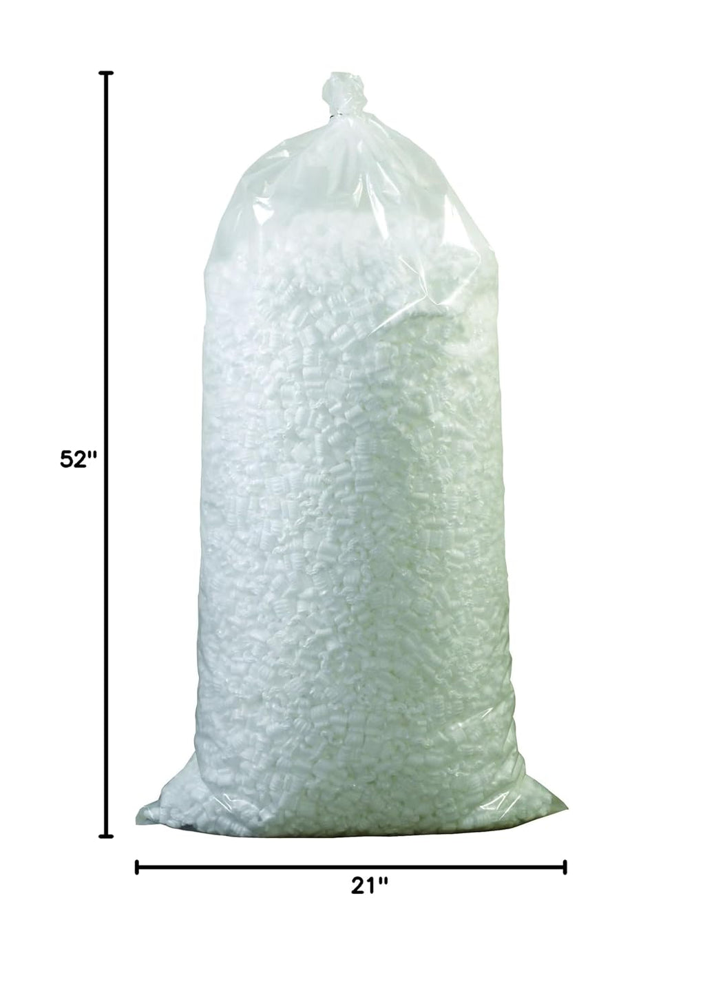 P7NUTS Loose Fill Packing Peanuts, 7 Cubic Feet, White