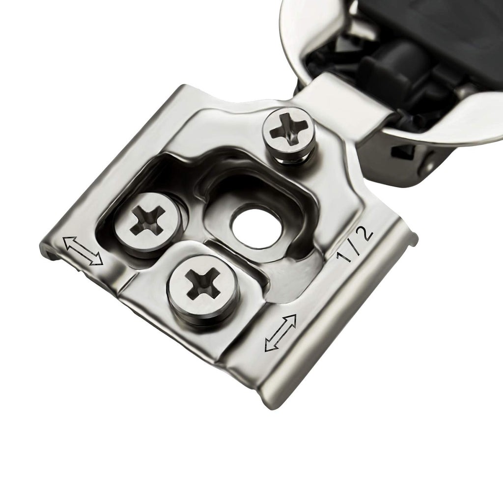 1/2 Inch Overlay Soft Close Hinge Kitchen Cabinet Hinges 50 Pack