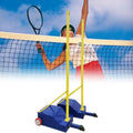 Volleyball/Badminton Poles with Net for Adult Youth,Badminton net Bracket Mobile net Badminton net Frame with Wheel