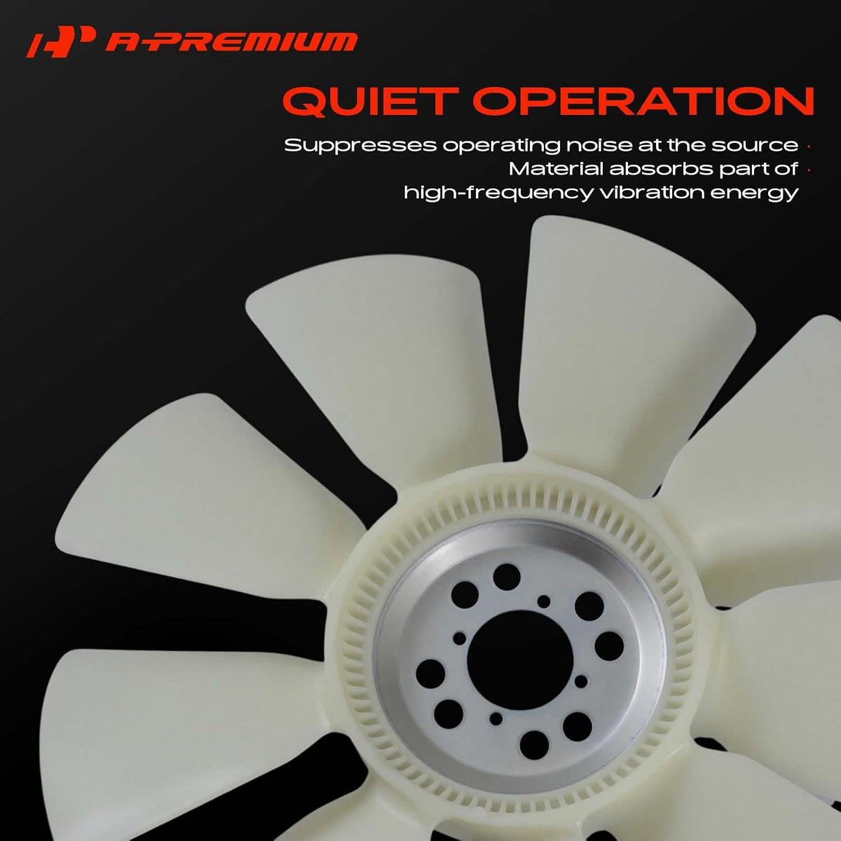 A-Premium Front Engine Radiator Cooling Fan Blade Compatible with Ford