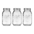 Regular Mouth Glass Mason Jars with Lids and Bands, Used for Canning, Pickling, Juice, Jam, Jelly, Quart Size 32