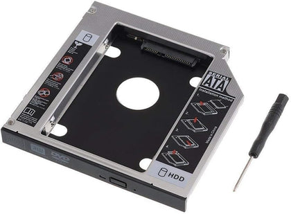 SATA 2nd HDD SSD Hard Drive Caddy for 12.7mm Universal CD / DVD-ROM Optical Bay