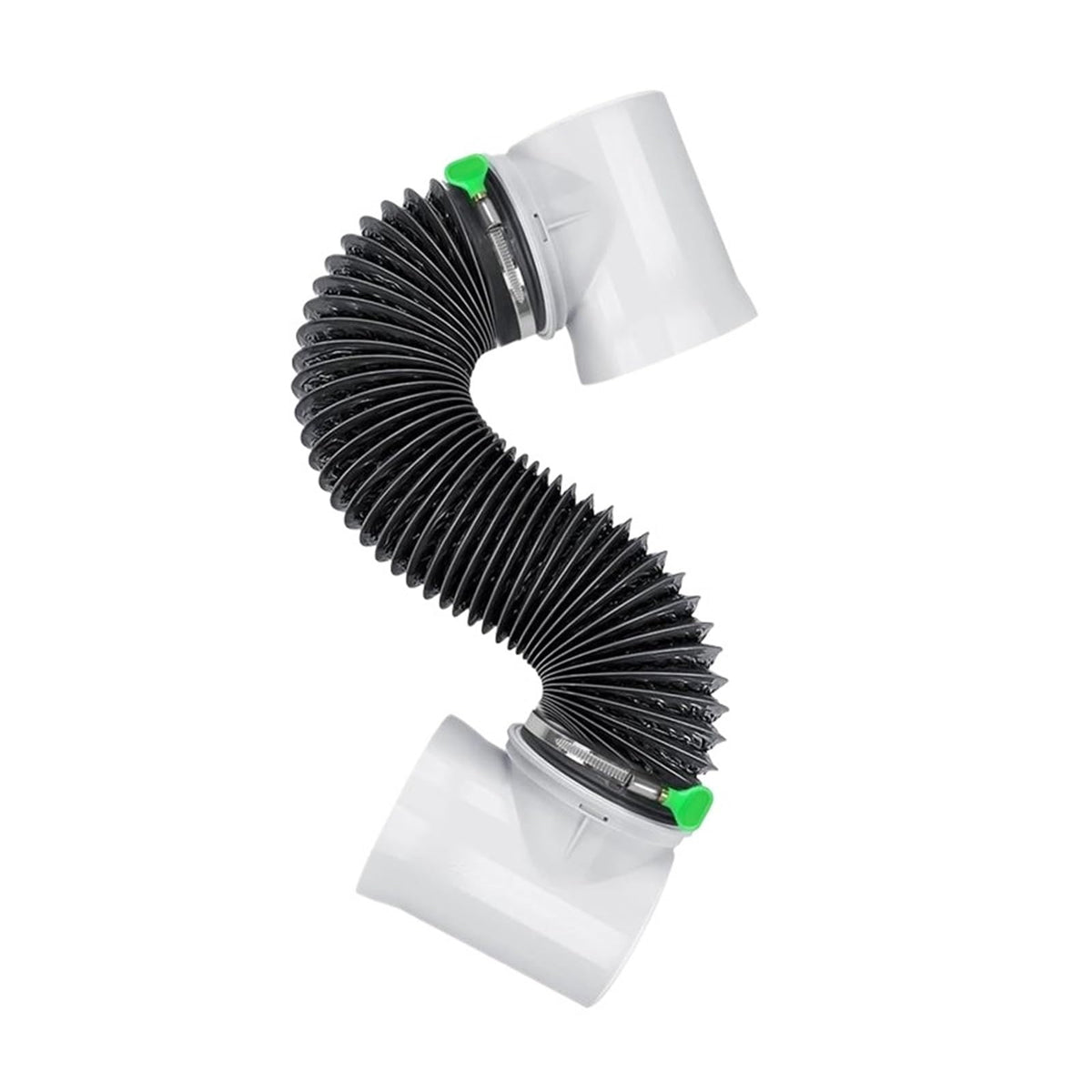 Dryer Vent Kit- Hose With Elbow, Rubber Seal Connector