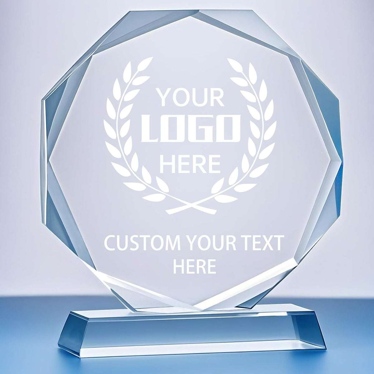 Personalized Crystal Trophy Award - Plaques Personalized Engraved - Coworker Employee Appreciation Gift, Anniversary