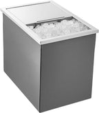 Drop in Ice Chest, Stainless Steel Drop in Cooler, Commercial Ice Bin with Lid for Outdoor Kitchen Patio Bar