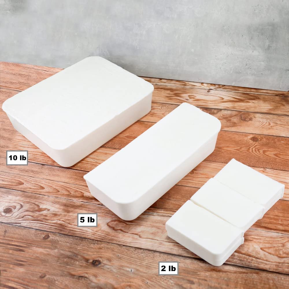 Goat Milk Soap Base - Moisturizing Melt and Pour Glycerin Soap Base for Crafting and Soap Making, Easy to Cut - 5 Pound