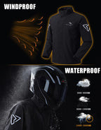 Rain Jacket for Men and Women, Waterproof Lightweight Rain Suit with Pants