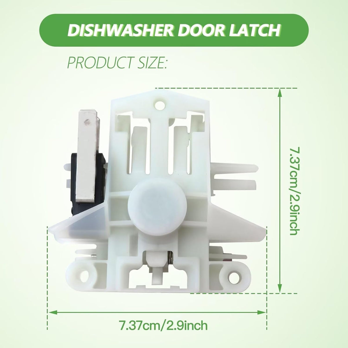 Dishwasher Door Switch Latch Replacement Fit for Samsung DW80 Series DW80R5061US/AA, DW80R5061US/AA-00, DW80R5061UT/AA-00, DW80K5050UW/AA-00, DW80K5050UW/AA-01