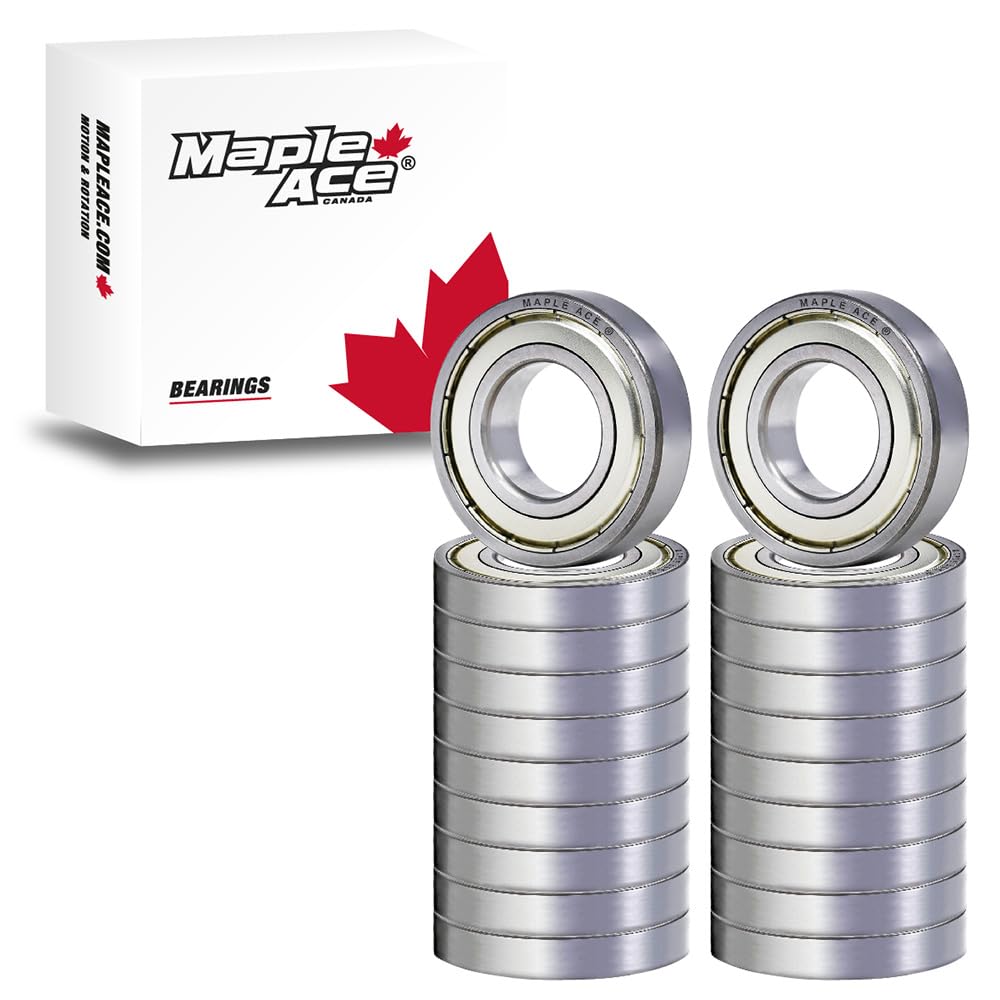 MAPLE ACE 6204-ZZ Ball Bearing 20x47x14mm 6204 ZZ Metal Shielded (Qty 20)