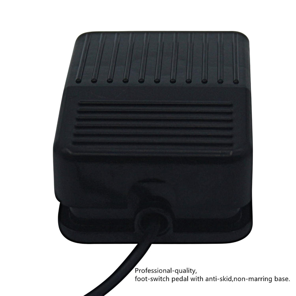 Tattoo Foot Pedal Switch,DOWEI Tattoo Machine Foot Pedal Switch with Clip Cord with 5'ft Cord for Tattoo Machine Gun