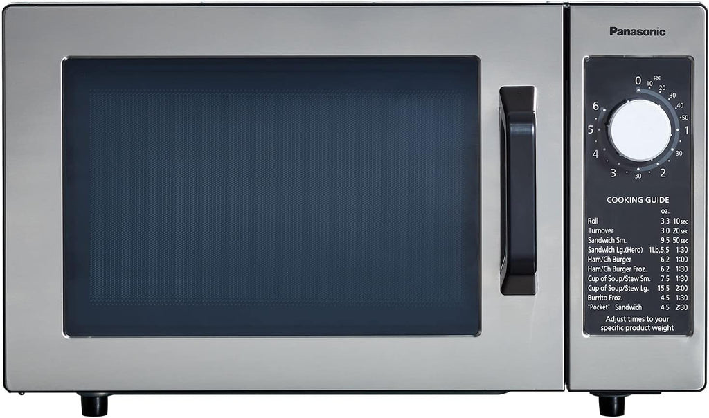 NE-1025F Compact Light-Duty Commercial Microwave Countertop Oven with 6-Minute Electronic Dial Control Timer, Bottom