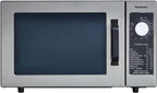 NE-1025F Compact Light-Duty Commercial Microwave Countertop Oven with 6-Minute Electronic Dial Control Timer, Bottom