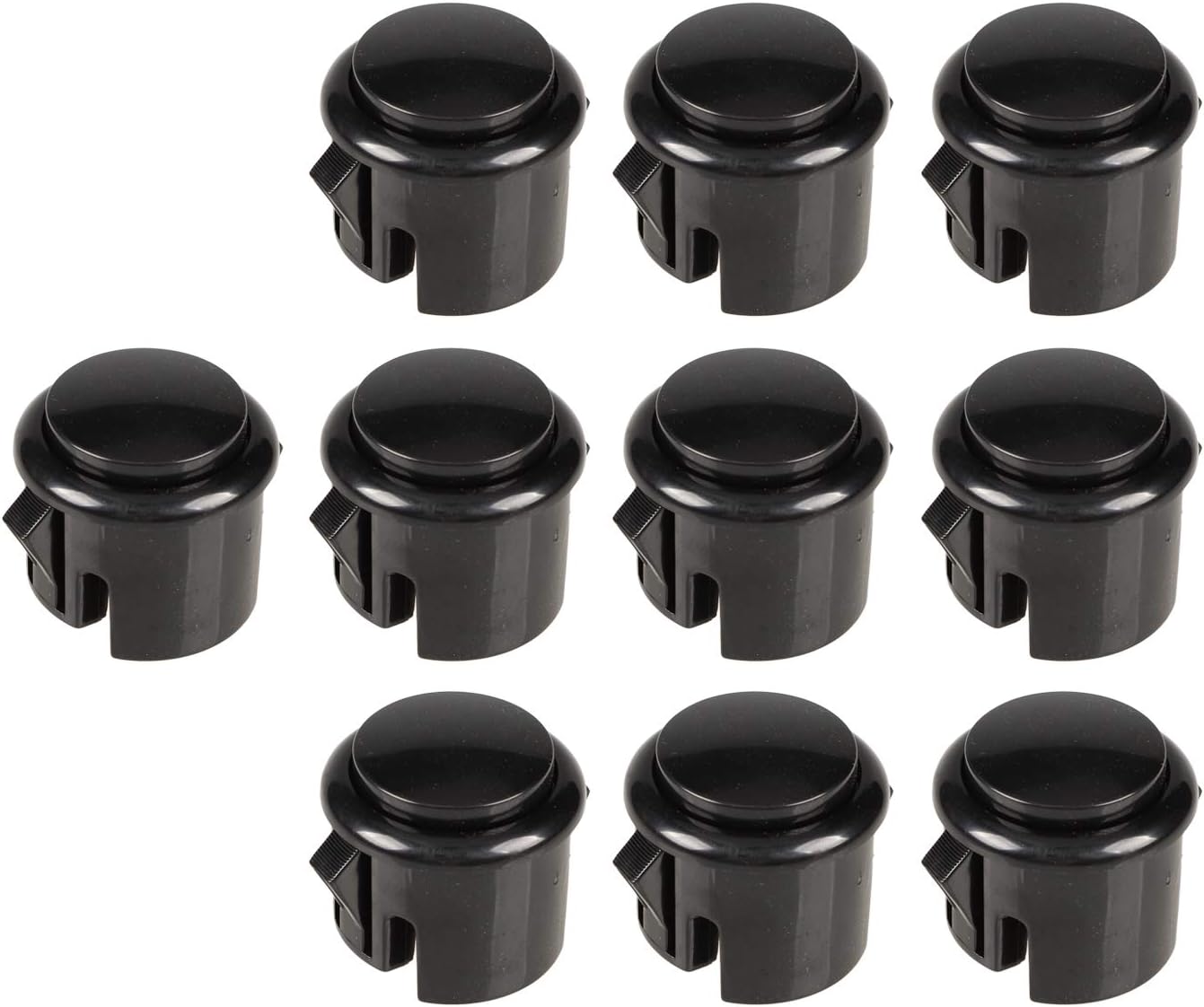 10x Arcade 30mm Push Buttons Switch Multicade for Arcade PC Games Mame Jamma KOF Arcade Pinball Machine Parts &