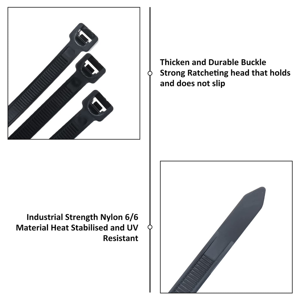 50 Pcs 36 Inch Zip Ties, Extra Long Outdoor Zip Ties Heavy Duty