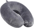 Travel Pillow 100% Pure Comfortable U Shape Memory Foam Pillows Neck and Head Support Portable Travel Neck Pillow