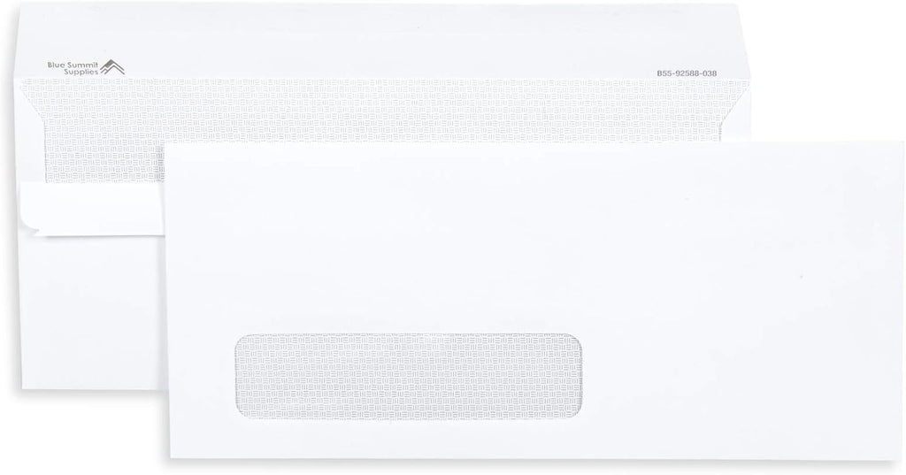 500#10 Left Window Security Envelopes, Flip & Seal