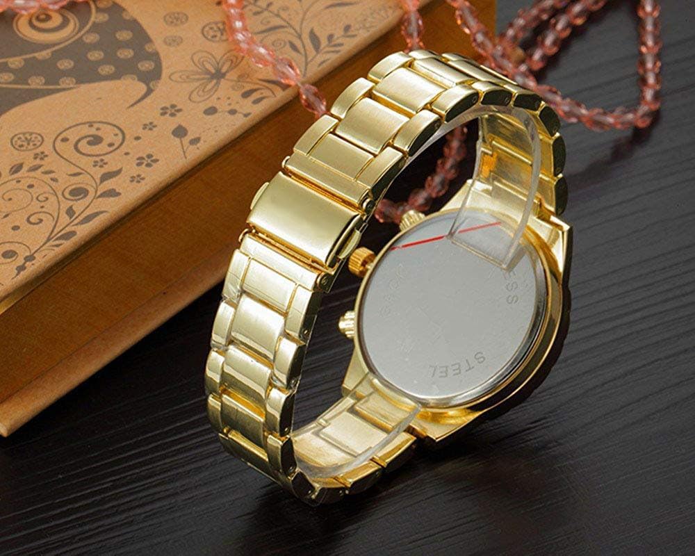 Unisex Diamond Watches Men and Women Fashion Rose Gold Silver Stainless Steel Calendar Quartz Watch