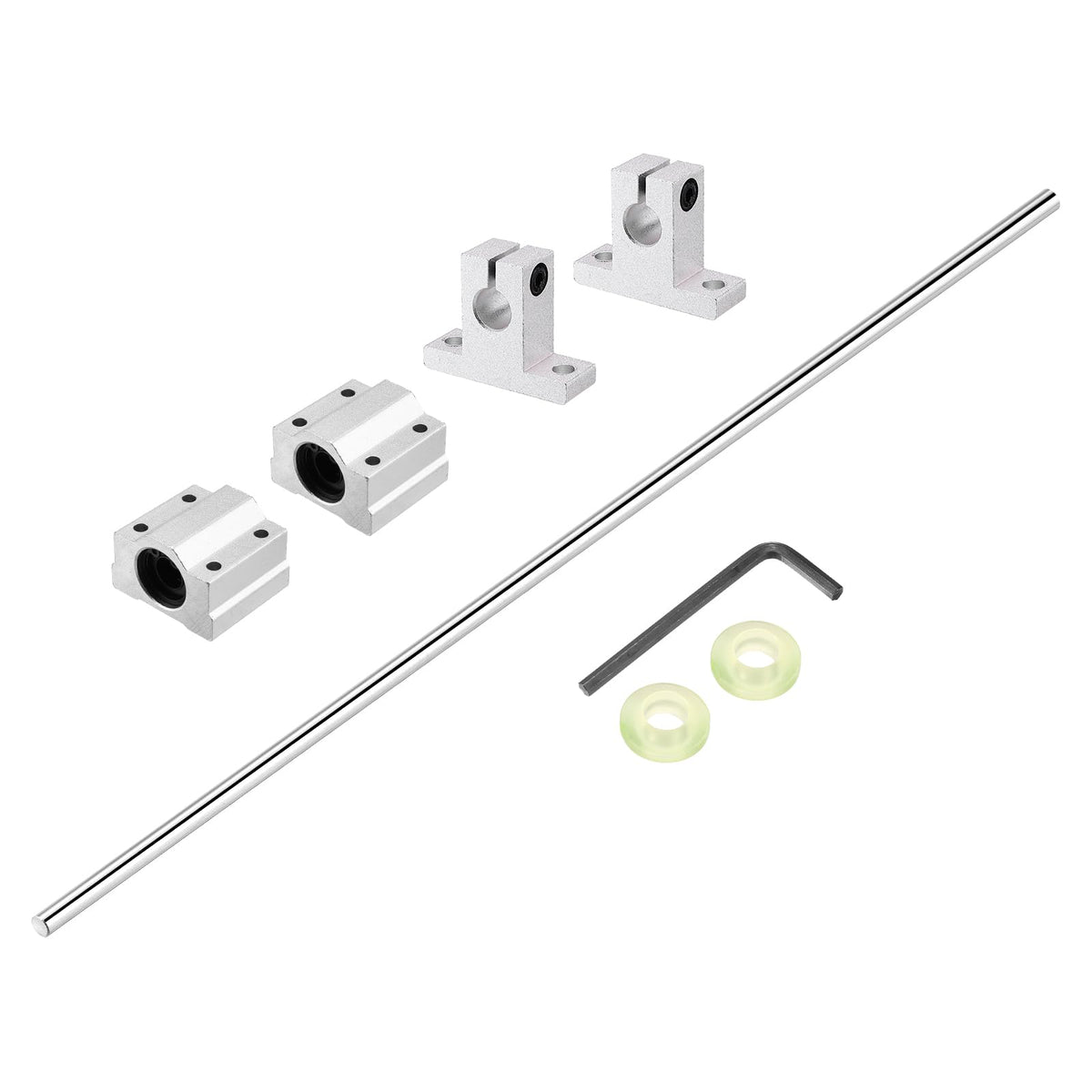 uxcell 10mm x 900mm Linear Motion Rod Shaft Guide,Hard Chrome Plated