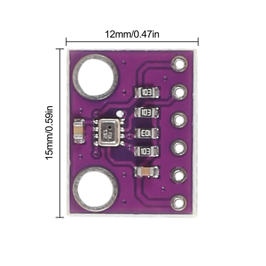 6PCS BMP280 3.3V Sensor Module Atmospheric Pressure Sensor Modules Temperature Sensor Module for Arduino for Raspberry Pi(BMP280)