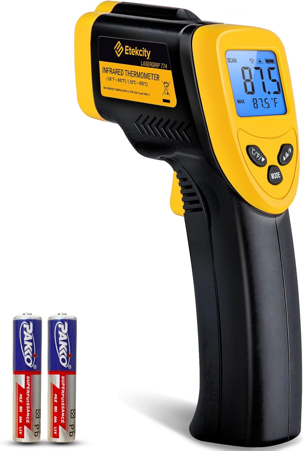 Infrared Thermometer Laser Temperature Gun 774