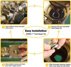 Replace for Watts 009M2 1" Total Repair Kit - for 1" 009M2 & 009 LF009 Reduced Pressure Zone Assemblies - Include Relief Valve, First & Second Check Valve Kit - 0887793 RK 009M2-T Total Repair Kit