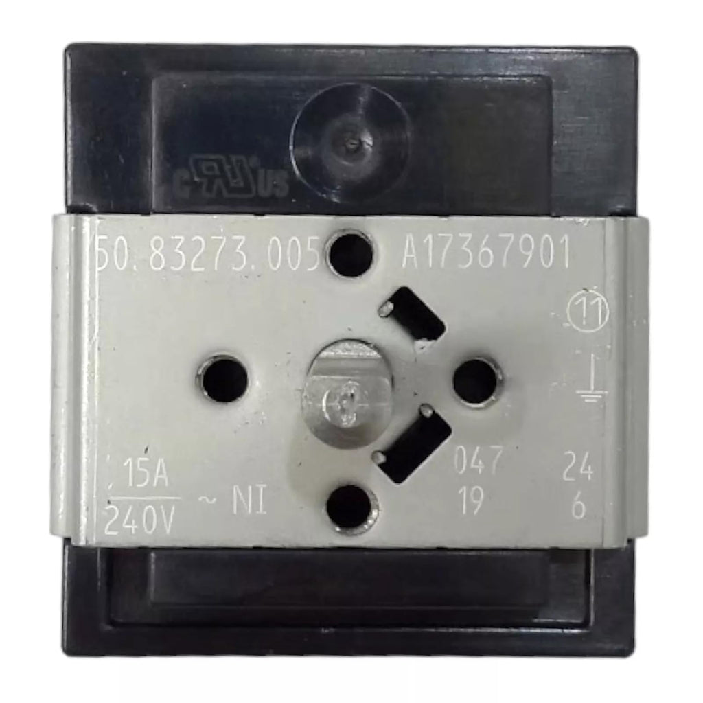 YBParts Range Stove Infinite Burner Switch, 15A 240V Push to Start Black Manual Switch