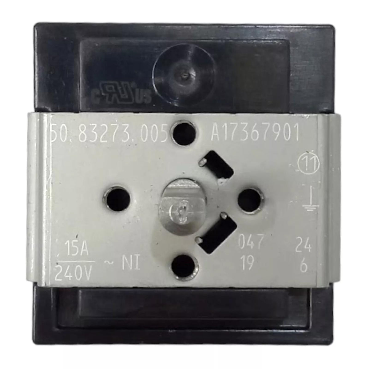YBParts Range Stove Infinite Burner Switch, 15A 240V Push to Start Black Manual Switch