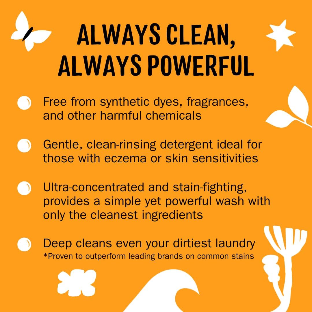 Original Laundry Detergent Powder | Clean Laundry Detergent Powder for Sensitive Skin | Simple, Effective
