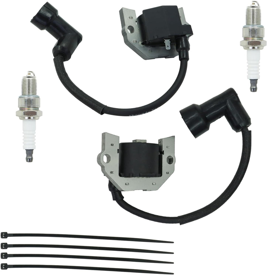 2 Pack of Ignition Coil Module for Toro TimeCutter Series Riding Lawn Mowers with Spark plug Replace 136-7883 139-0720 127-9216