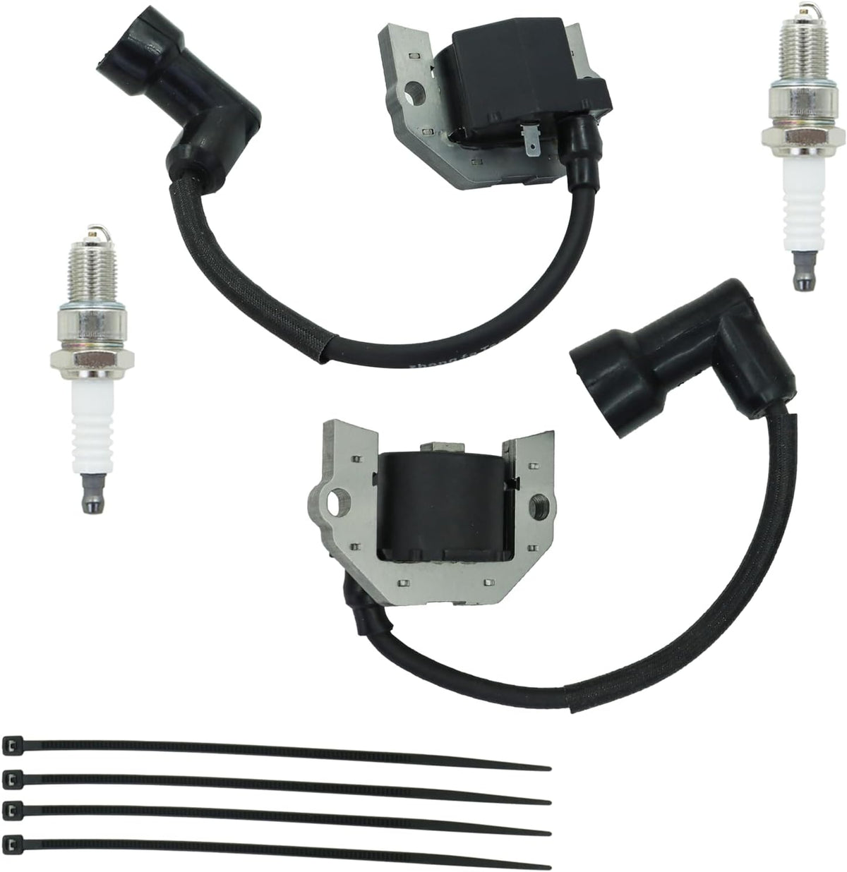 2 Pack of Ignition Coil Module for Toro TimeCutter Series Riding Lawn Mowers with Spark plug Replace 136-7883 139-0720 127-9216