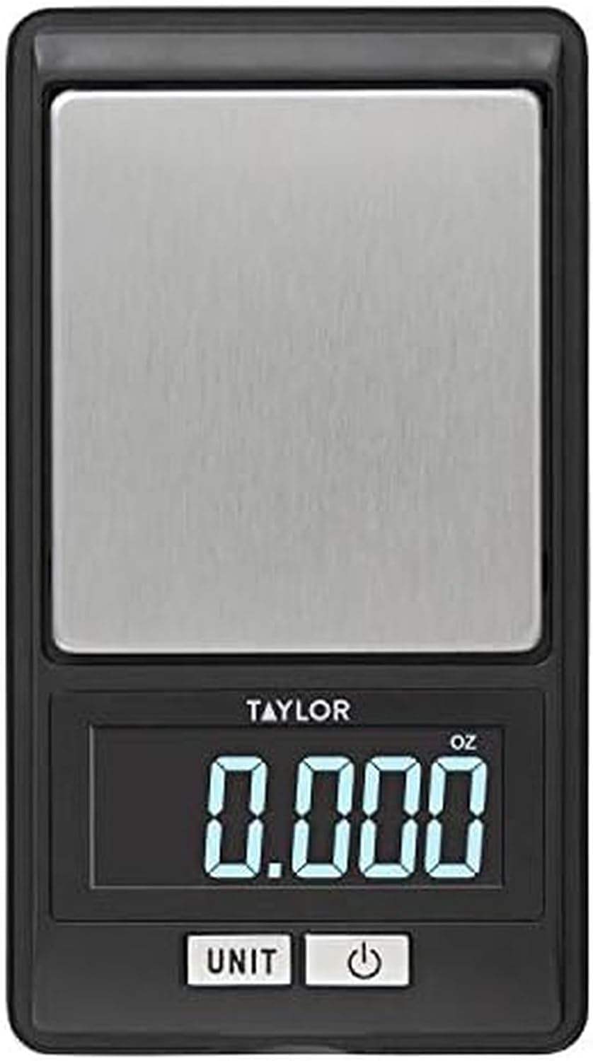High-Precision Digital Portioning Scale, 16OZ/500G Capacity - Black
