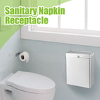 4 Pcs Sanitary Napkin Receptacle Wall Mounted,Natural Color
