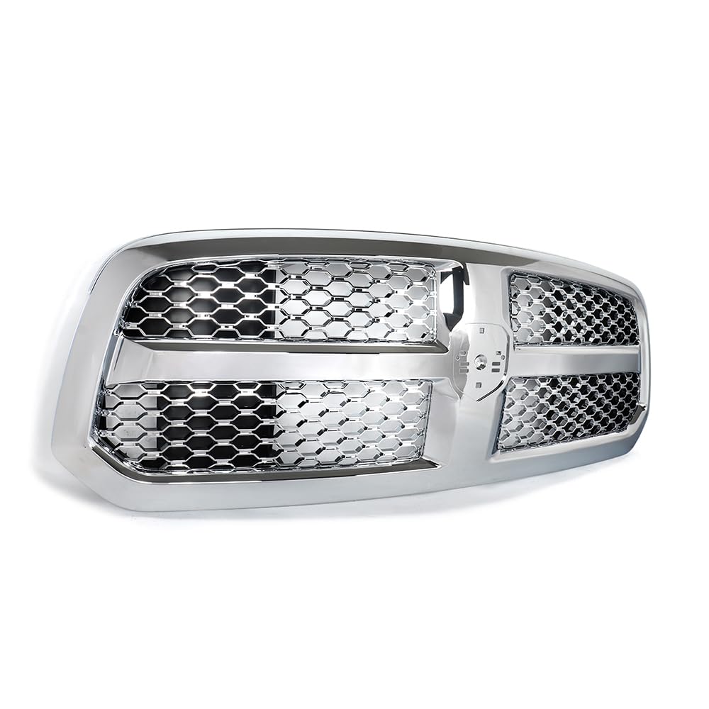 MIC Front Grille Grill Assembly Compatible with 2013-2018 Dodge Ram 1500