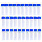 50 Pcs 5ml Plastic Graduated Vials