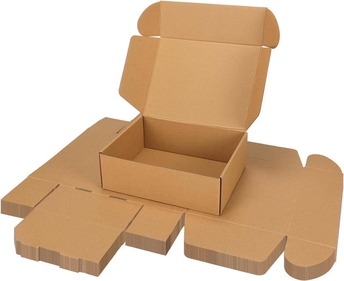 15 Pack 12x9x4 inch Cardboard Shipping Boxes, Brown Gift Boxes