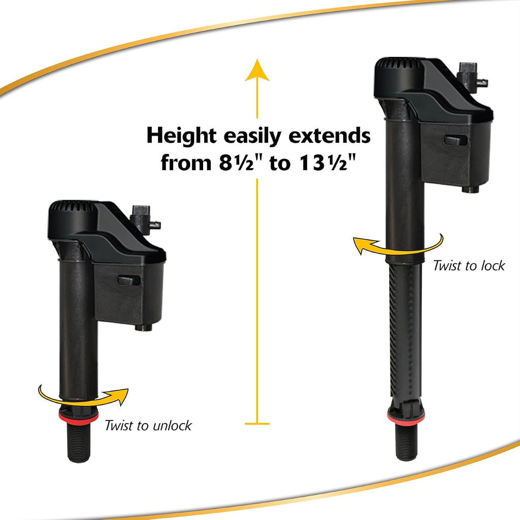 4010XP 2X Long-Life Standard 2-inch Complete Fixes: Running, Noisy, No/Slow Refill, and No/Weak Flush Easy to Install