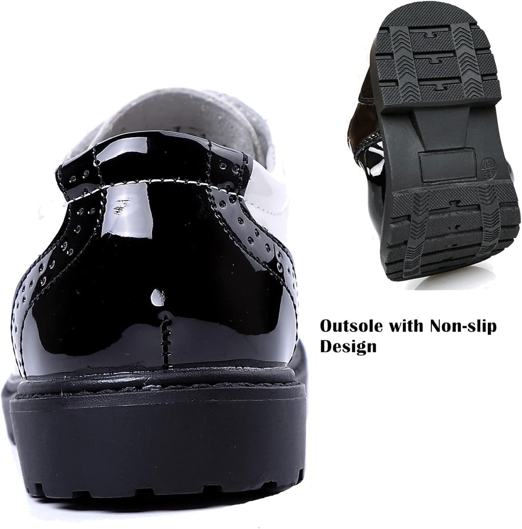 Children's Boy's Girl's Lace-Up School Uniform Shoes Comfort Oxford Dress Shoes (Toddler/Little Kid/Big Kid)