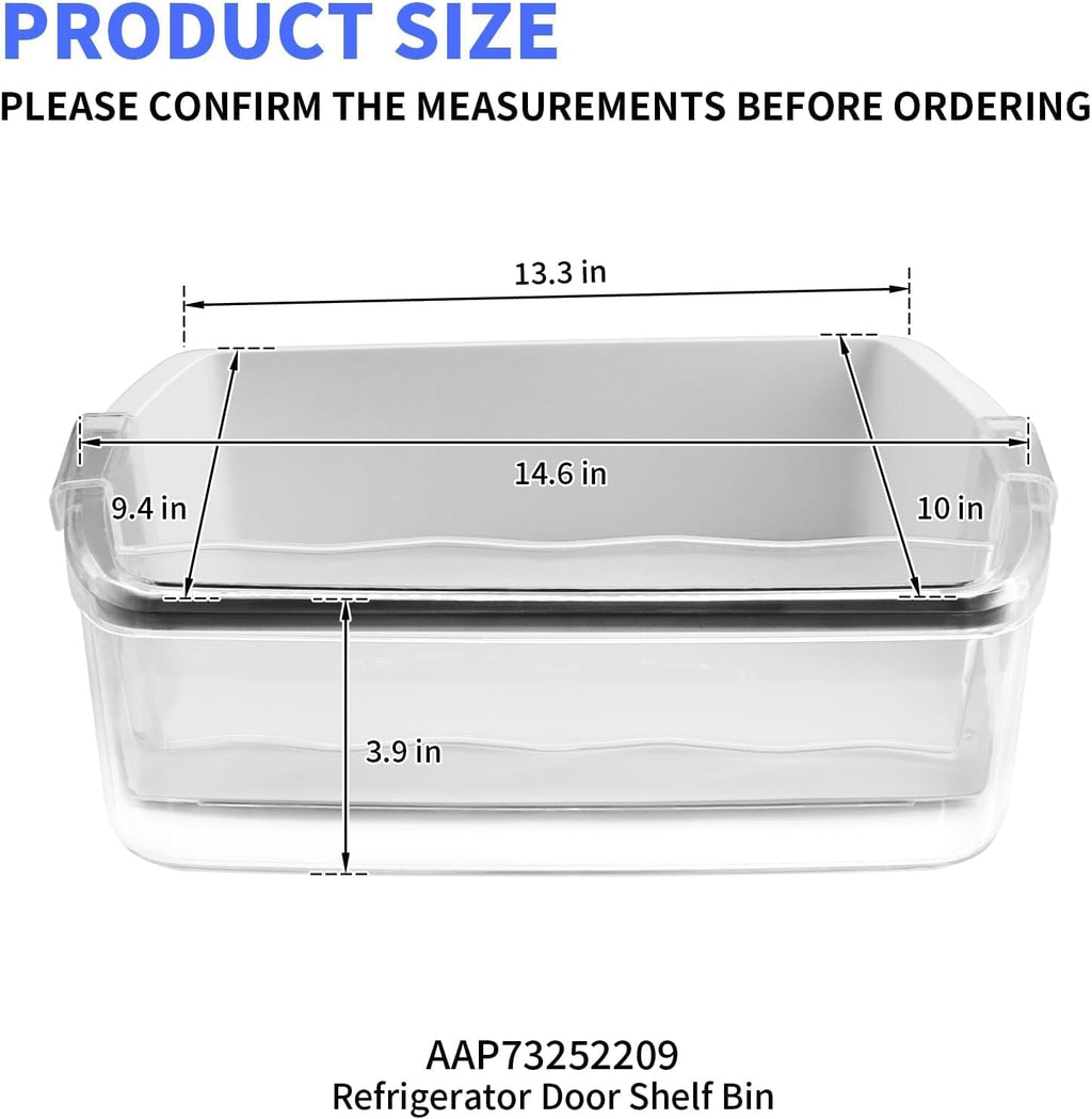 Right 2 Pack AAP73252209 AAP73252202 Refrigerator Door Bin Replacement