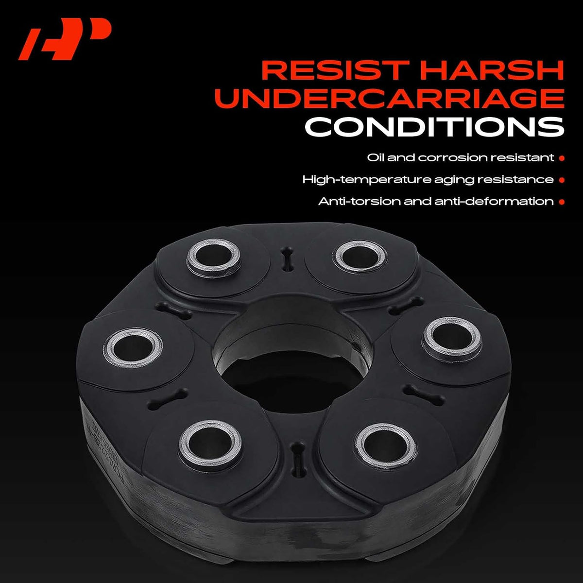 A-Premium Drive Shaft Coupler Flex Joint Propshaft Coupling with Bolts