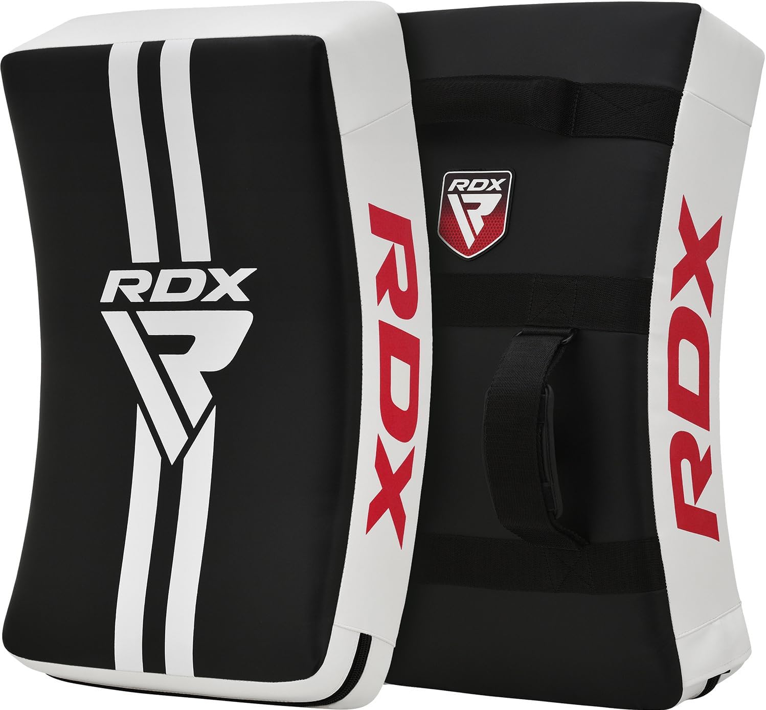 Kick Shield Muay Thai Kickboxing, Heavy Curved Kicking Striking Body Pad, Punching Foot Target MMA Boxing Training, 3