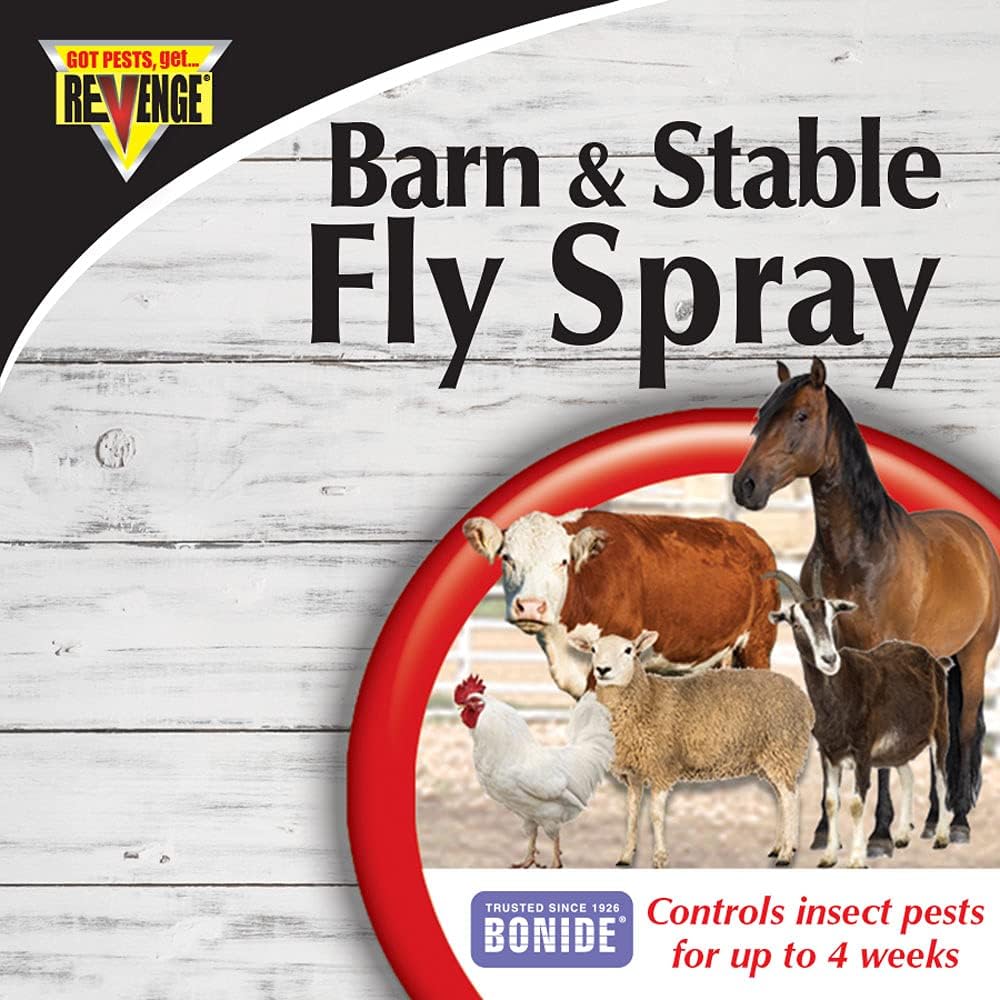 Revenge Barn & Stable Fly Spray, 32 oz Concentrate