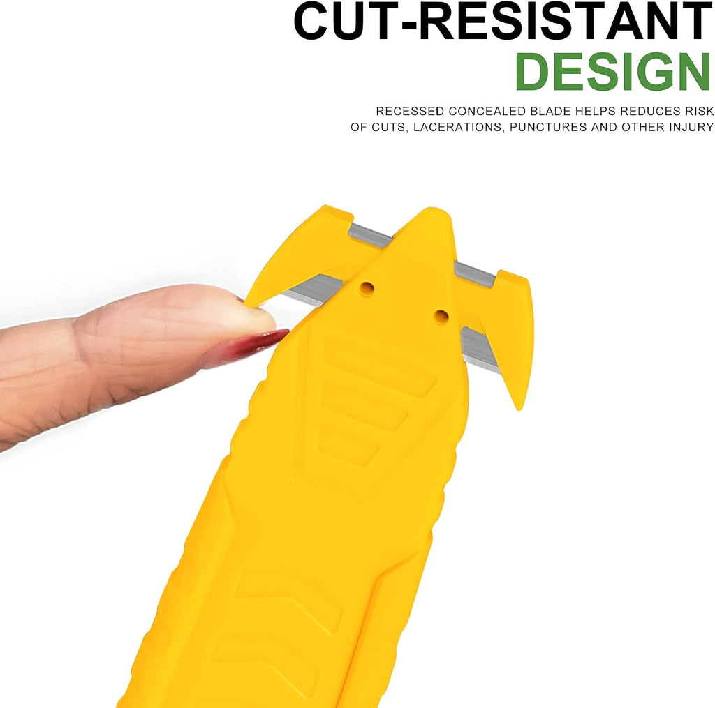 Safety Box Cutter, 20pcs Concealed Blade Safety Knife