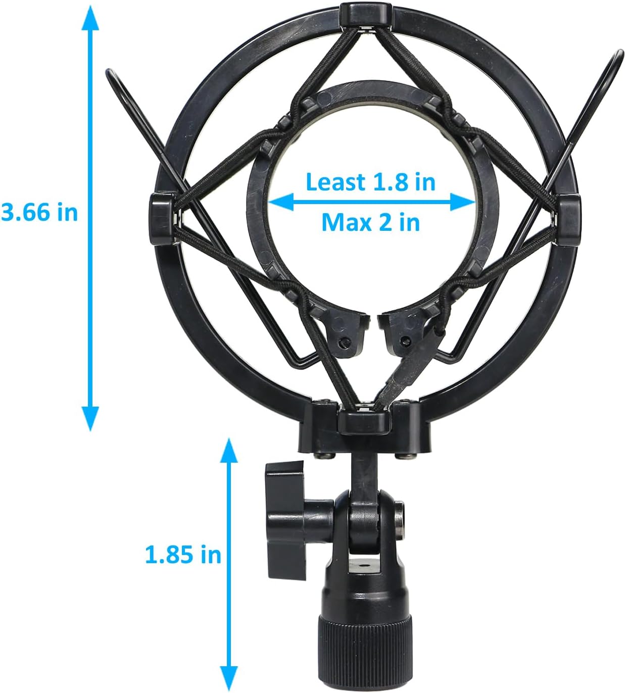 AT2020 Shock Mount, Microphone Shock Mount Reduces Vibration Noise for Audio Technica AT2020 AT2035 ATR2500 Condenser