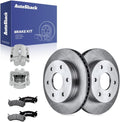 AutoShack Front Brake Rotors Pads & Calipers for Chevy Silverado 1500 2006 | 11.99" (304.6 mm) Brake Kit, direct-fit