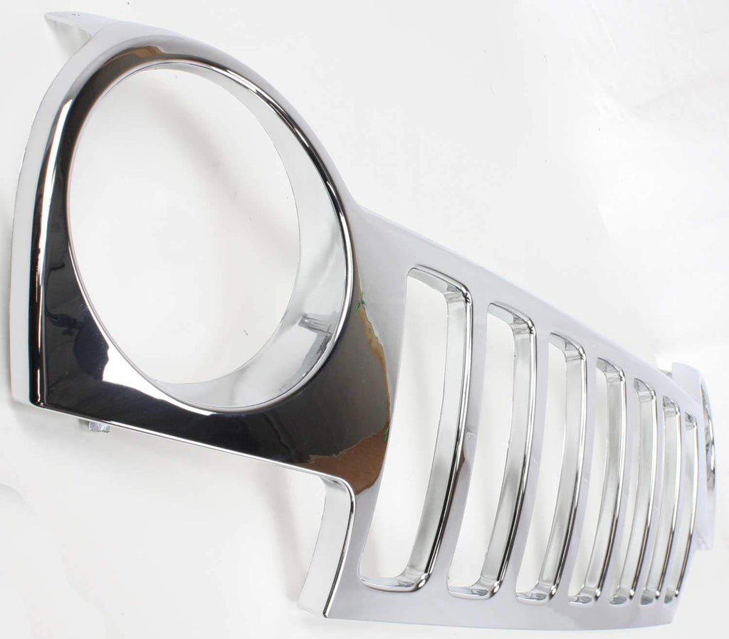 Garage-Pro Grille Assembly Compatible with Jeep Liberty 2002-2004 Plastic Bright Chrome