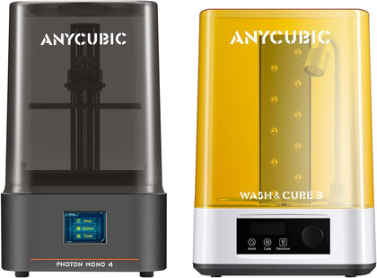 Photon Mono 4 and Wash & Cure 3.0, Resin 3D Printer Bundle