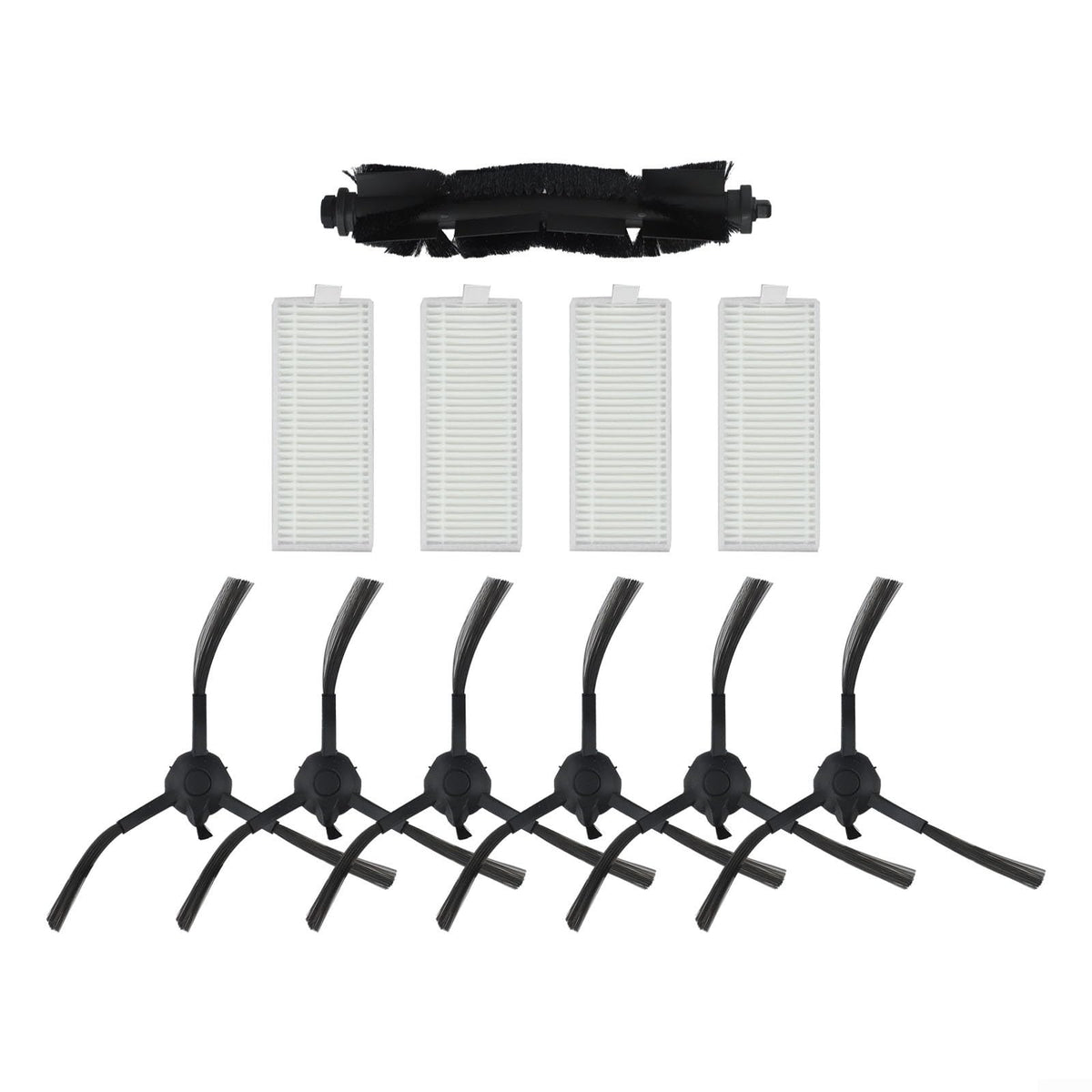 Main Roller Brush And Side Brush Filter Kit,For Botslab S8 Plus Robotic Vacuum Cleaner Complete Replacement Set