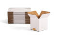 7x7x7 inch Small Shipping Boxes, 7 x 7 White Box, 25 Pack