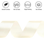 1-1/2 Inch 100 Yards Ivory Satin Ribbon